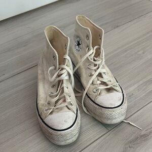 Converse Women's High-Top Sneakers - Off-White